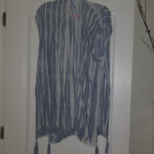 Tie dye open kimono nwot